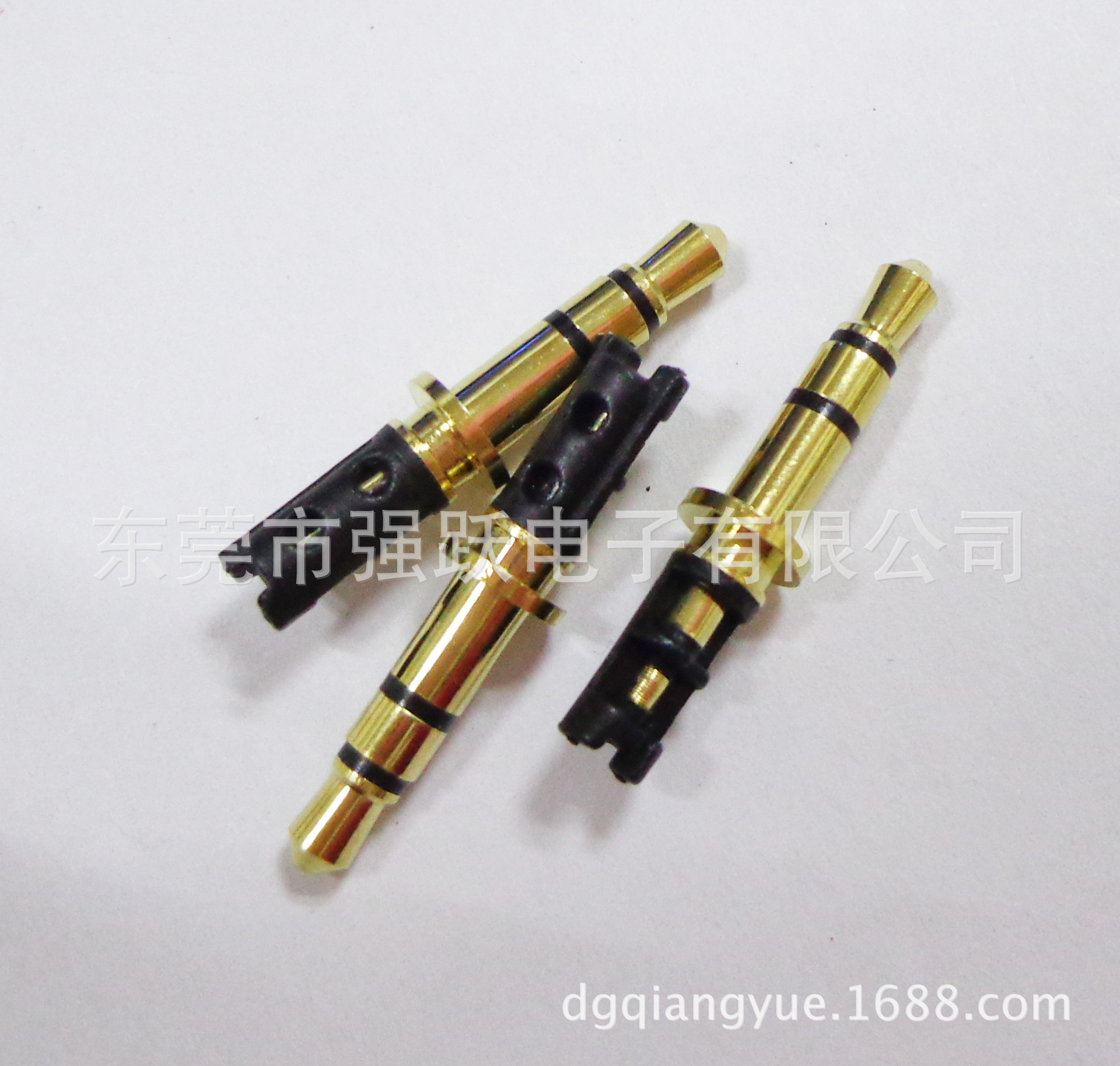 供应3.5立体头音视频插头 3.5单音耳机插针