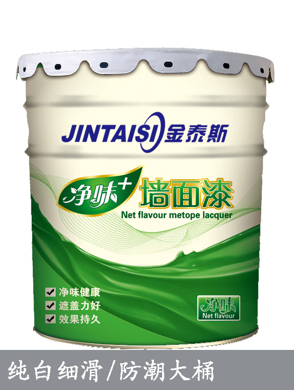 金泰斯超白墙面漆乳胶漆20kg-高品质内墙乳胶漆，为内墙提供持久涂料保护