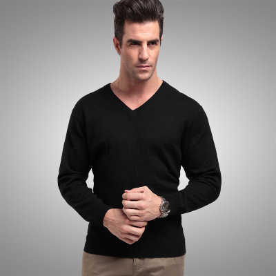 Manufactor goods in stock wholesale new pattern fashion Solid Autumn and winter keep warm Cashmere sweater man Long sleeve Cashmere sweater