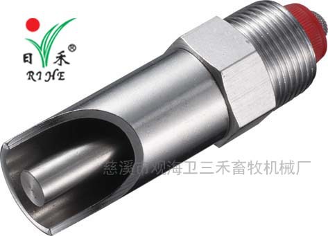 不锈钢粗杆鸭嘴式猪用大流量全自动带过滤网饮水器