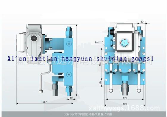板式球閥型自動補(bǔ)氣裝置B
