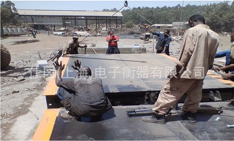 Шанхай производит 30 тонн автомобильных напольных весов = цифровой напольный насос 30T = установка производителя цифровых автомобильных весов 30 тонн