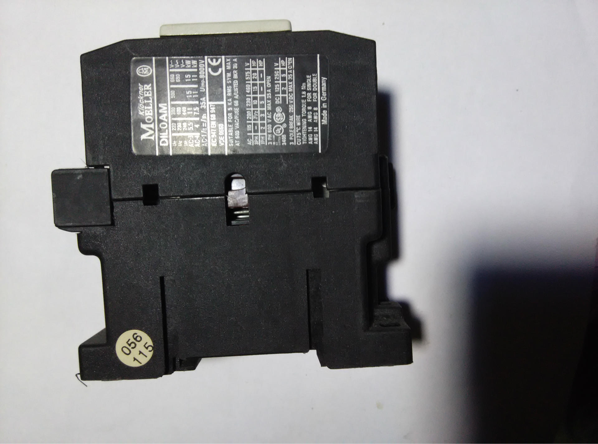 MOELLER穆勒金钟接触器 DIL0AM