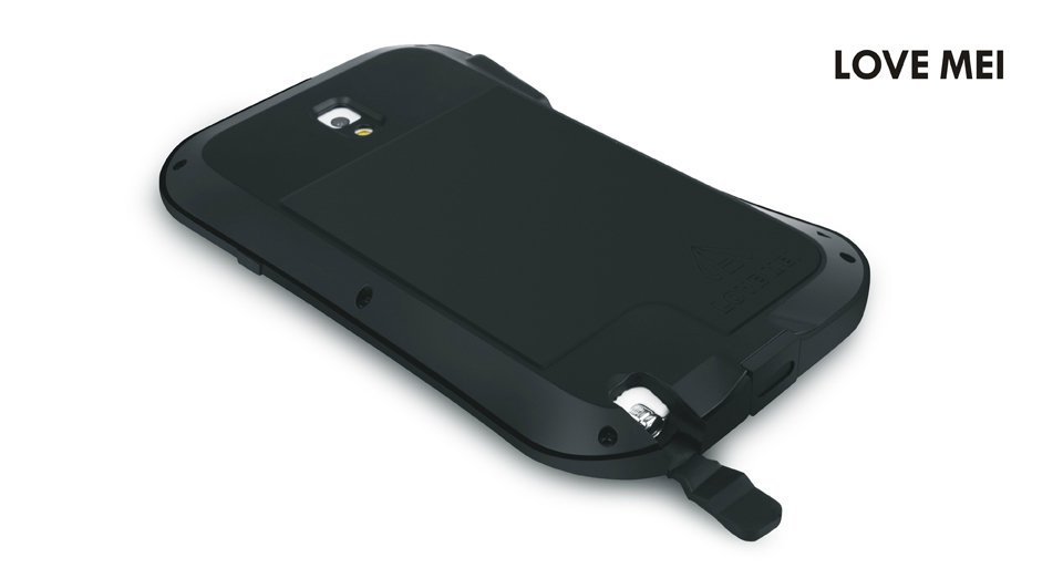 LOVE MEI Powerful Small Waist Water Resistant Shockproof Dust/Dirt/Snow Proof Aluminum Metal Outdoor Heavy Duty Case Cover for Samsung Galaxy Note 3