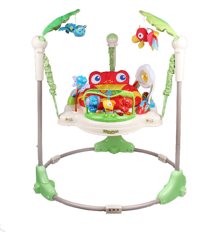 现货 蹦跳欢乐园 热带雨林跳跳乐秋千 婴儿摇椅 婴儿跳跳椅|ru