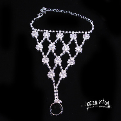 厂家批发  星星水钻脚链饰品  韩版时尚水钻脚链 新娘饰品批发|ms