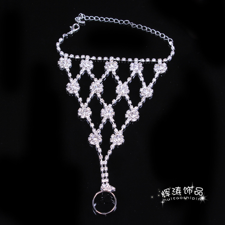 厂家批发  星星水钻脚链饰品  韩版时尚水钻脚链 新娘饰品批发|ms