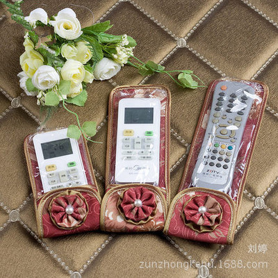 新款透明塑料数字电视空调遥控器 防尘保护套罩高档pu 网面 塑料m|ms