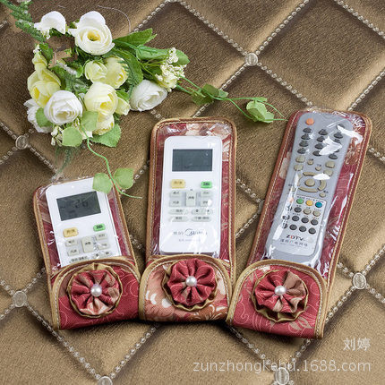 新款透明塑料数字电视空调遥控器 防尘保护套罩高档pu 网面 塑料m|ms