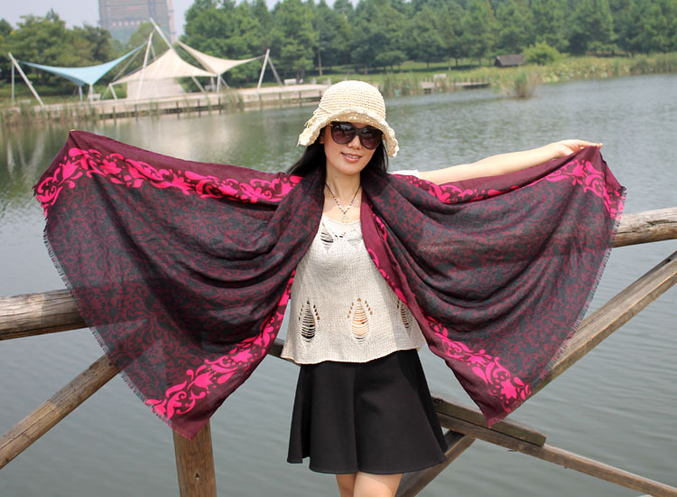 斜纹定位长巾详情图1