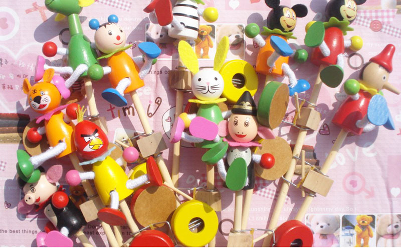 Puppet Rattle Toys Pole Toys gift Stall goods Yiwu Factory direct sales wholesale goods in stock supply