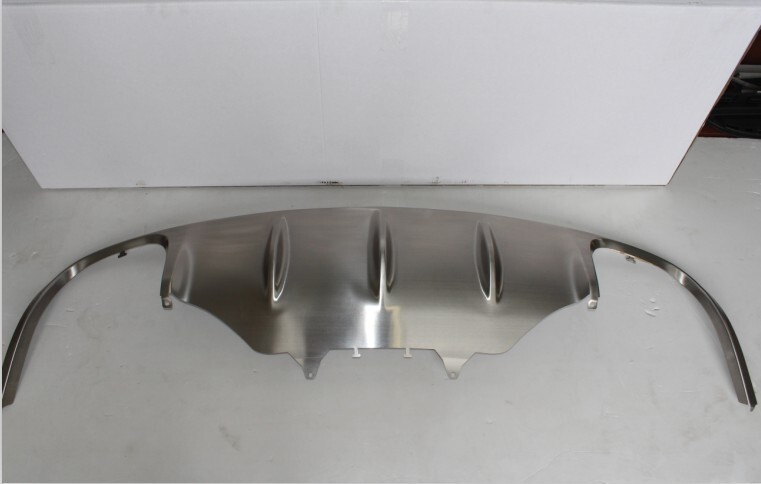 2015款小卡宴macan改装前后不锈钢护板 专用不锈钢护板原厂款护板|ms