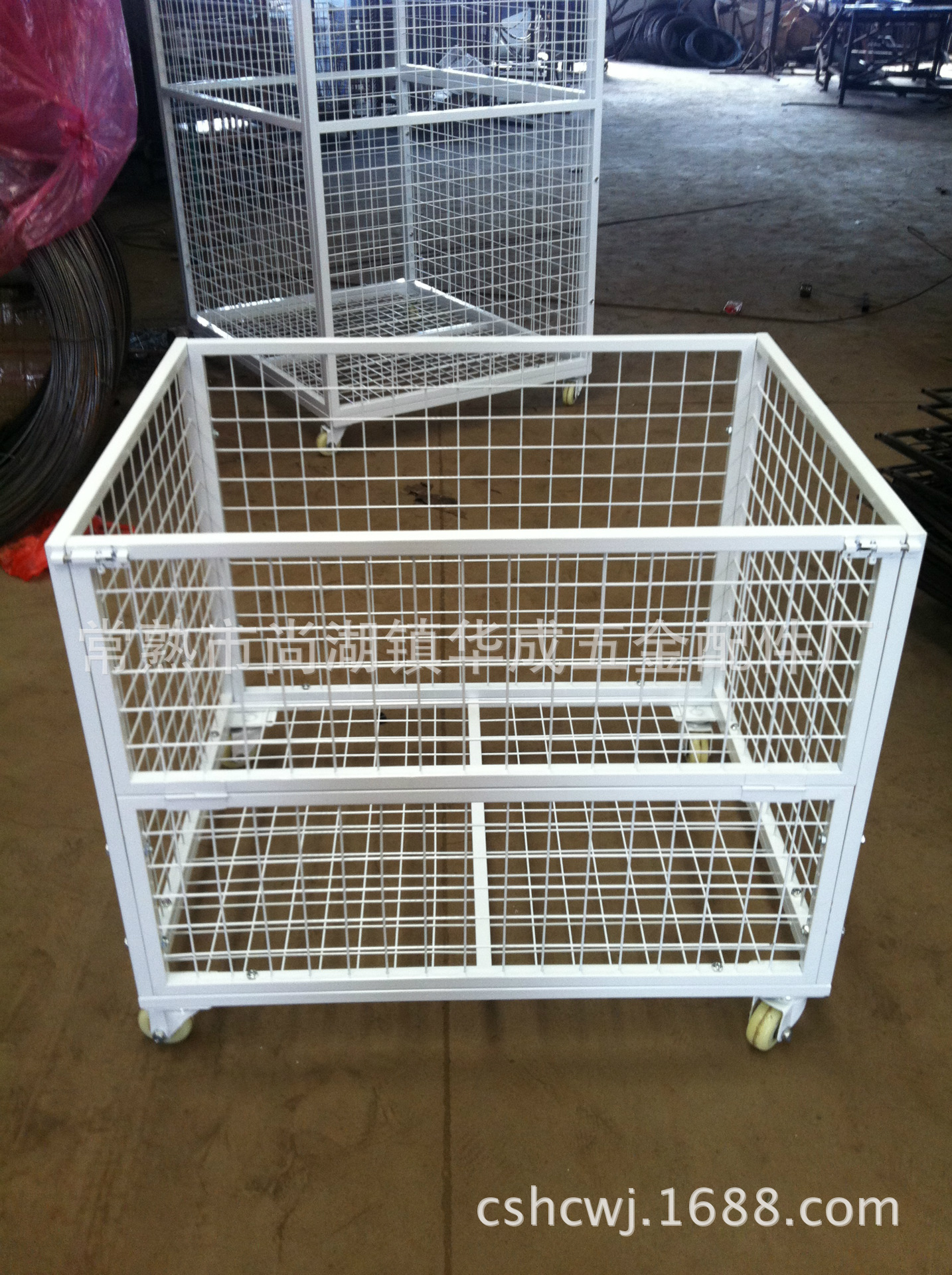 周转箱自由移动式可拆卸组装方便金属货架