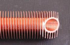 单金属高效铜翅片散热管加热冷凝冷却换热器