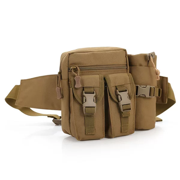 Men and women with water bottle waist bag outdoor small waist bag riding water bottle bag riding travel waist bag leisure small chest bag