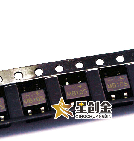 厂家直供贴片桥堆 MB10S SOP-4 600V 整流桥堆品质保障 0.5A 0.8A