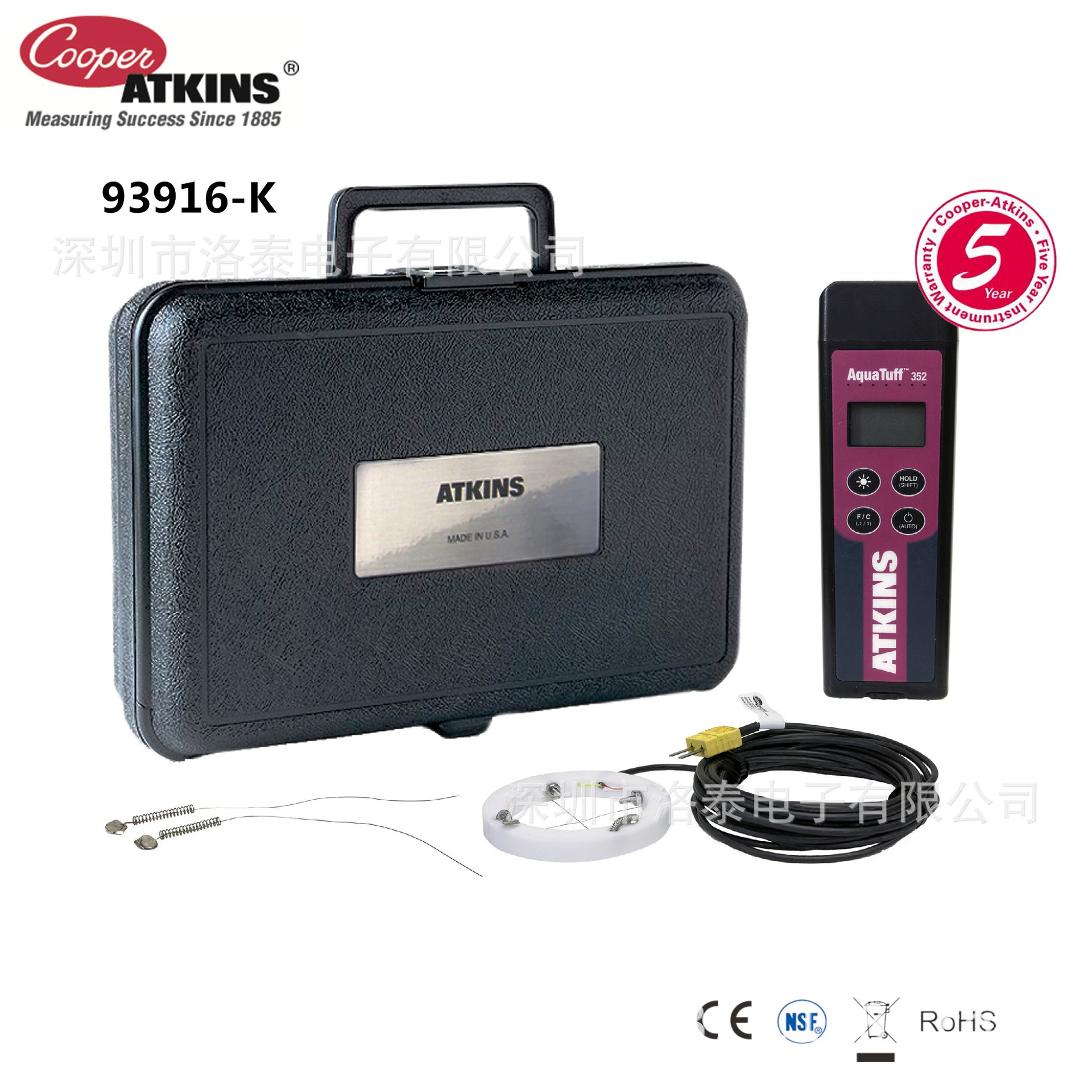 Cooper-Atkins US 93916-K водонепроницаемый термометр термопары костюм Термометр термопары