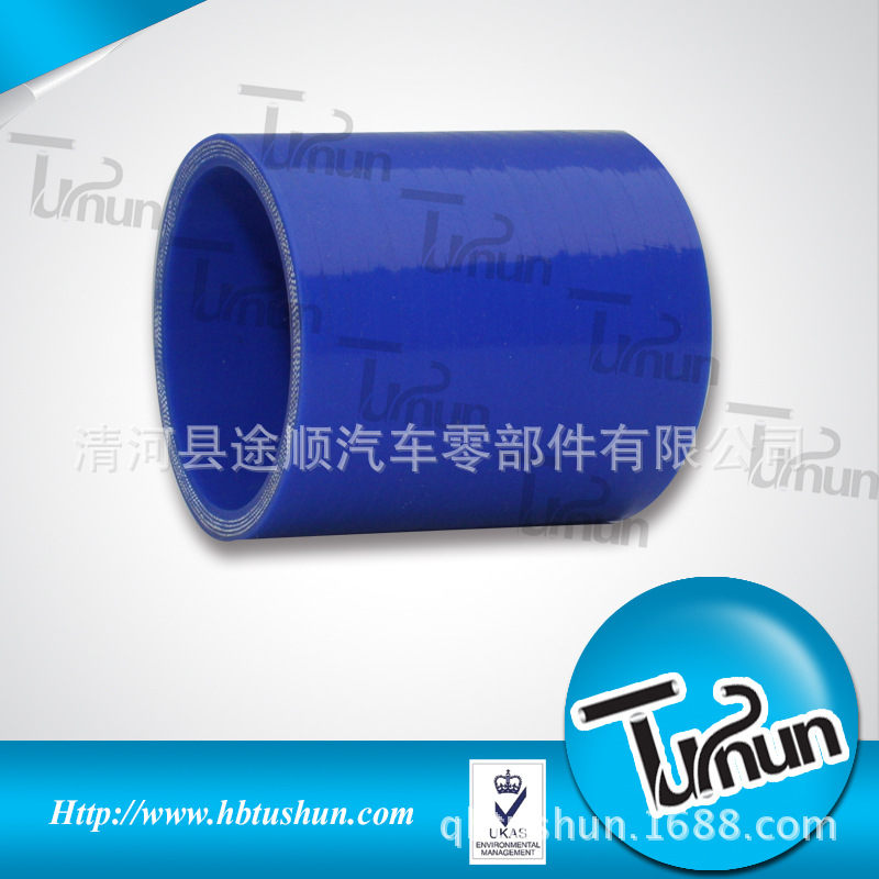 生产汽车硅胶管聚酯布夹层编织硅胶管氟硅内衬硅胶管