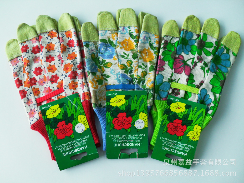 猪二层皮花园手套