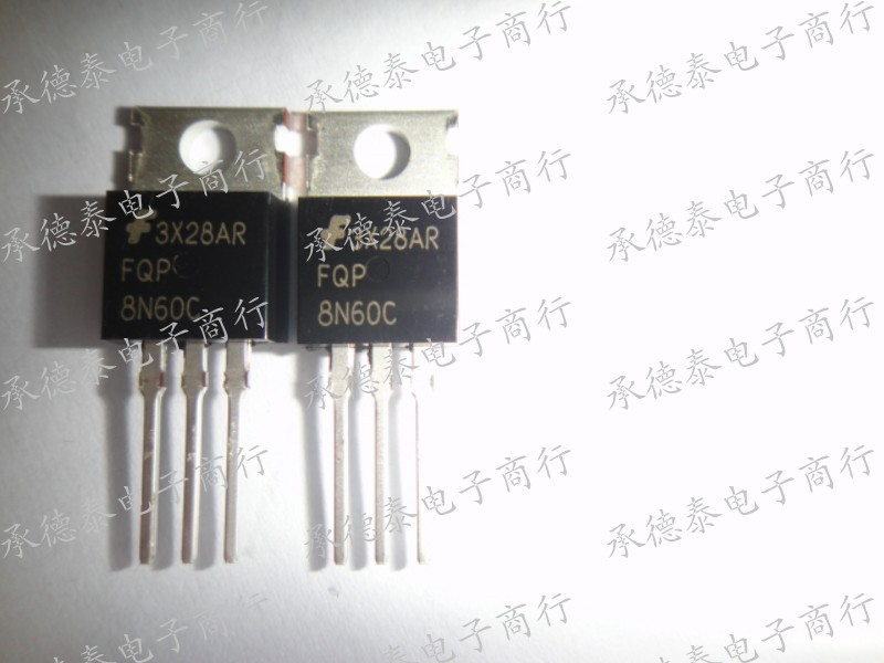 MOS场效应管 FQP8N60C TO-220 全新原装