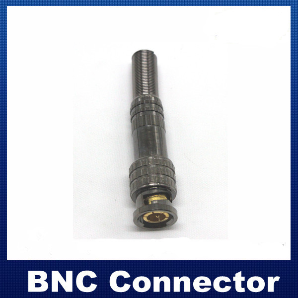 厂家生产 监控用免焊高品质BNC接头 美式镀金 免焊BNC 连接器