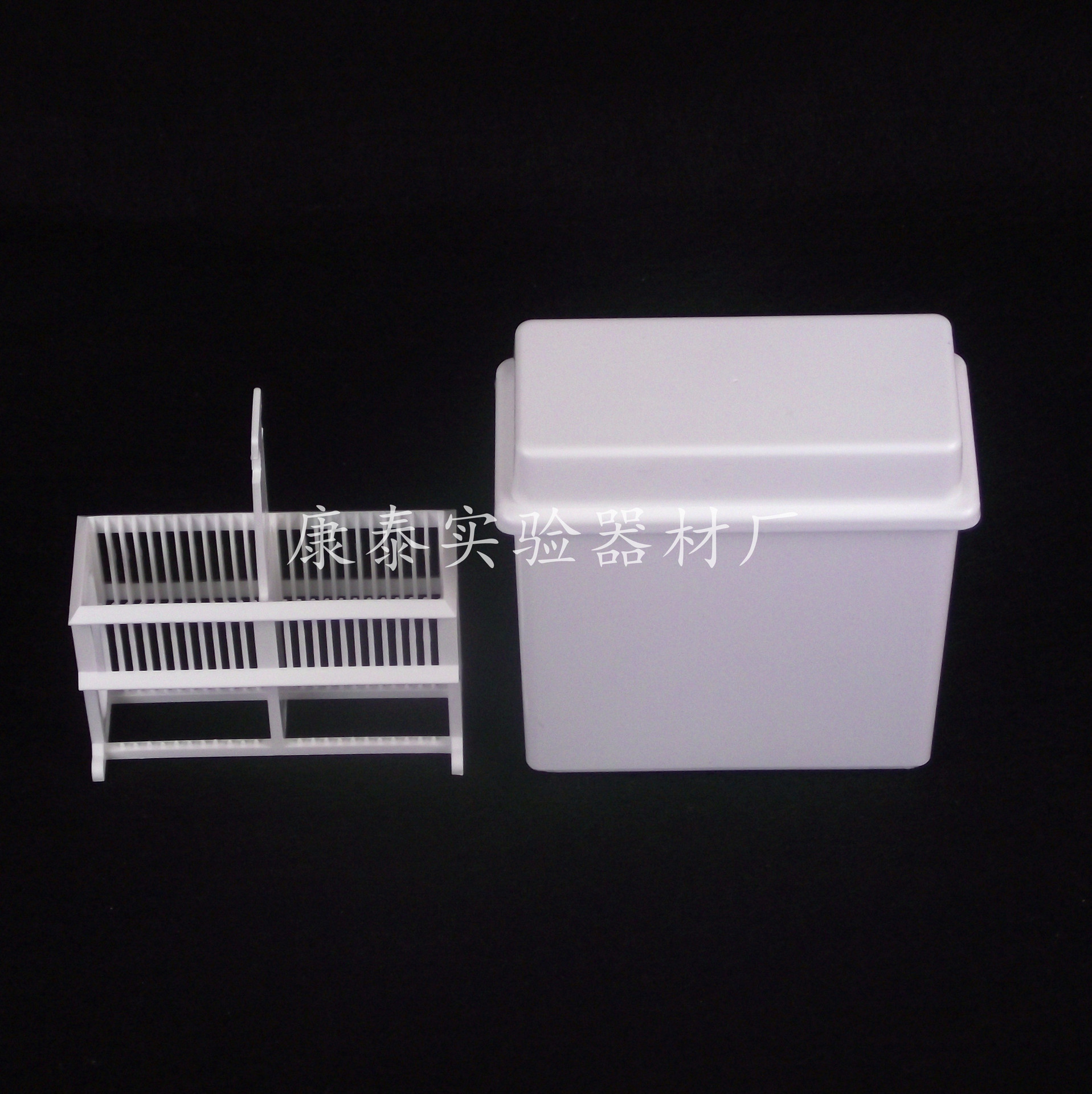 24 Plastic Slide Staining jar Without dyeing frame)