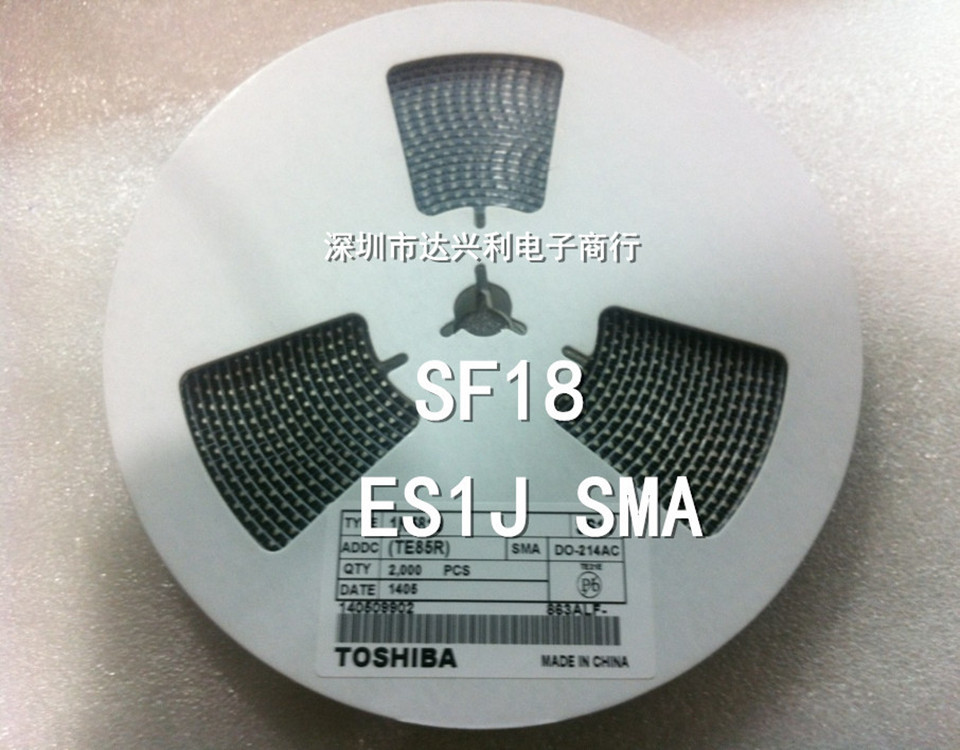 原装正品SMD贴片整流二极管ES1J SF18DO-214AC SMA 厂家直销