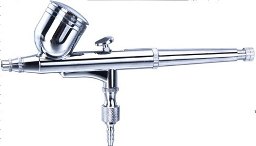 供应上壶7CC设计原装0.3mm另配0.2&0.5针嘴双动喷笔 TD-130T