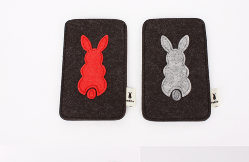 毛毡手机包苹果//小米手机包 手机套 手机袋尺寸可订做