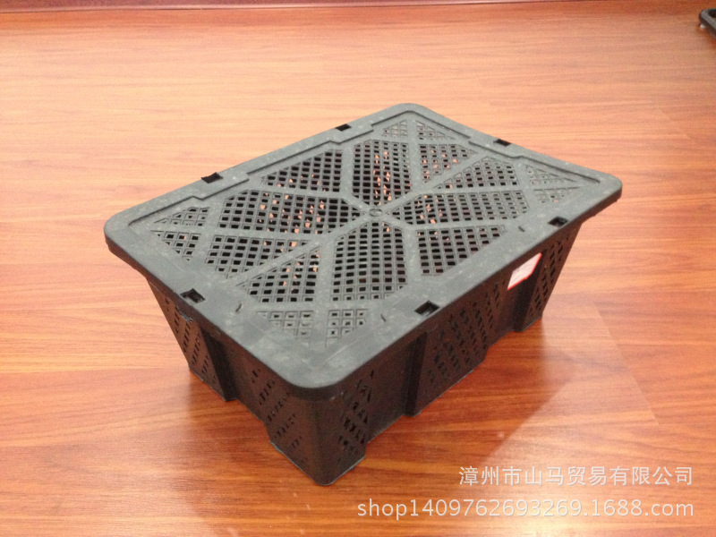 厂家供应 2#双柱筐 葡萄水果包装筐子 运输包装筐 杨梅塑料周转筐