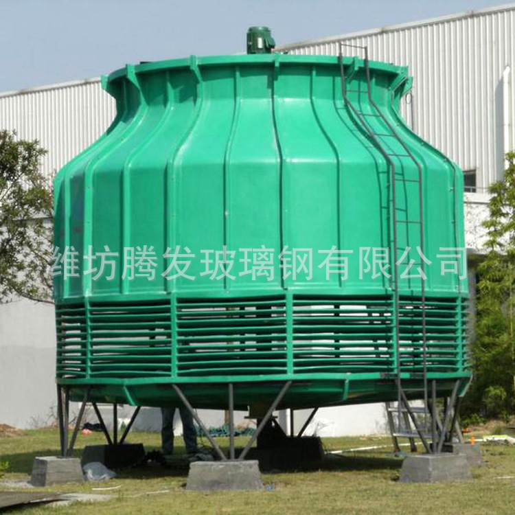 腾发玻璃钢冷却塔公司专业生产gbnl3-125方形逆流式玻璃钢冷却塔