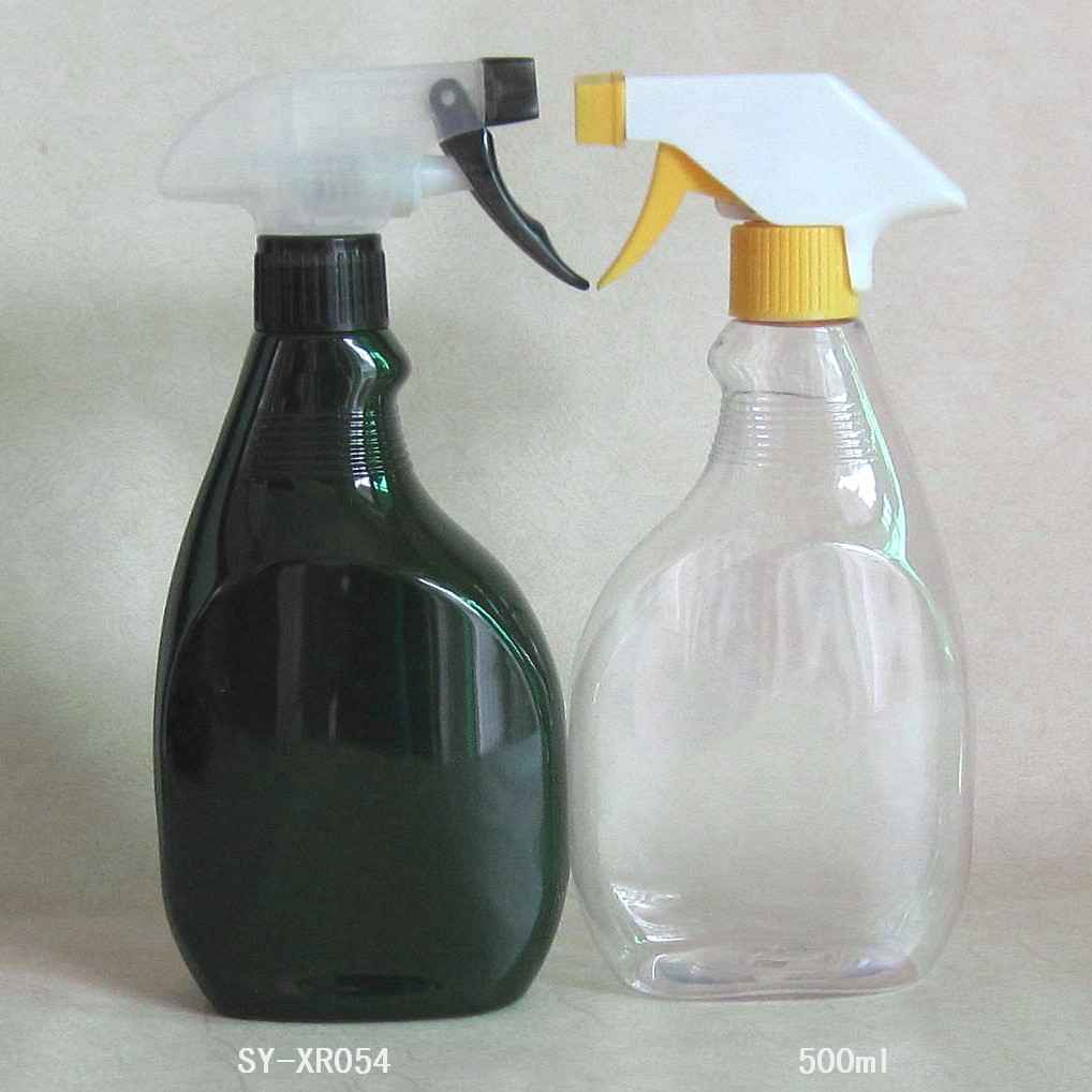 供应500ML手扣式喷雾清洁剂清洗剂消毒剂塑料瓶～微型喷雾器瓶