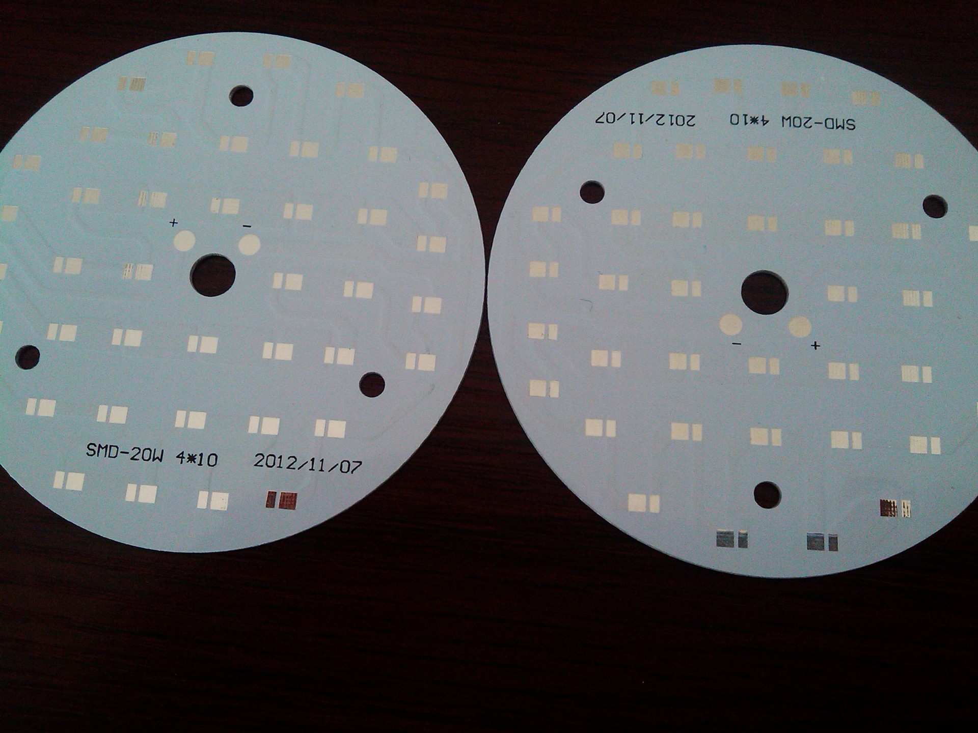 3014铝基板LED铝基板直径50MM铝基板球泡灯铝基板