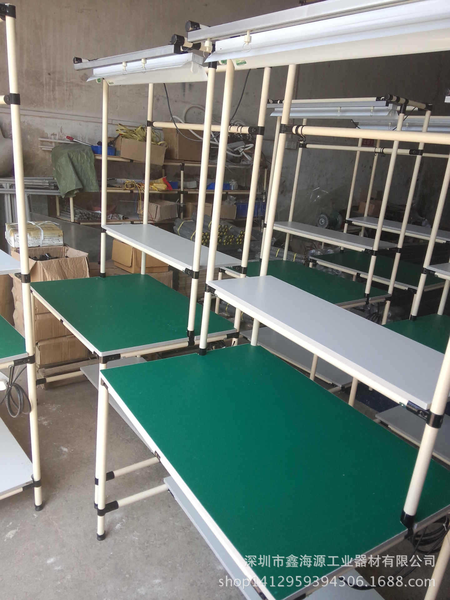 深圳直供线棒工作台 防静电柔性生产线 多种规格款式精益管工作桌-阿里巴巴
