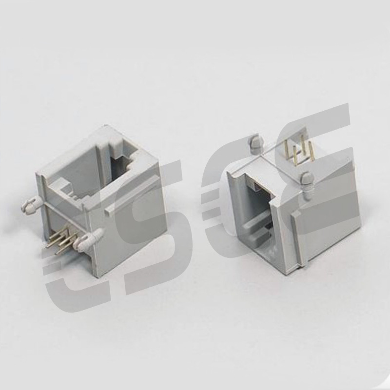 供应RJ45 英式PCB插座 网络通讯电脑电话插座直插插座