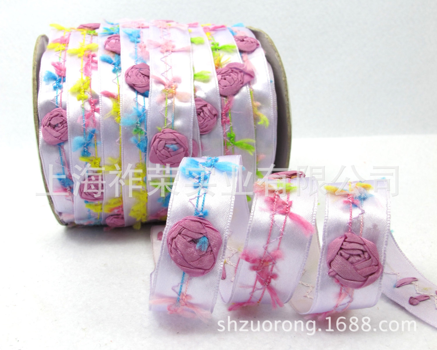 [Manufacturers custom]Silk ribbon embroidery with yards Handmade ribbon embroidery Ribbon embroidery Embroidery Embroidery Ribbon embroidery processing
