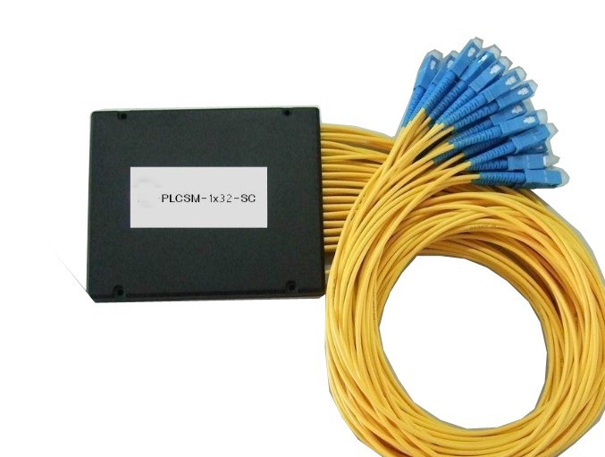 尾纤式分光器1分16plc fc sc光分路器金属光缆接头盒铝合金分纤箱