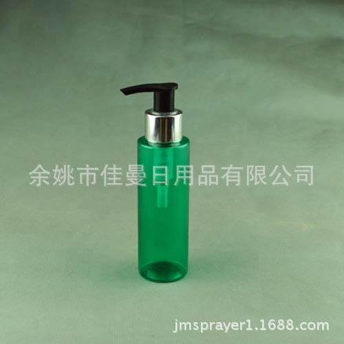 供应100ml电化铝乳液泵瓶 沐浴露瓶 洗发水瓶