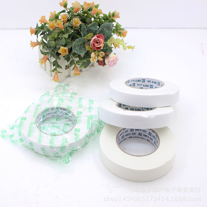 白色海绵胶带 海绵胶粘带双面海绵胶   一元批发