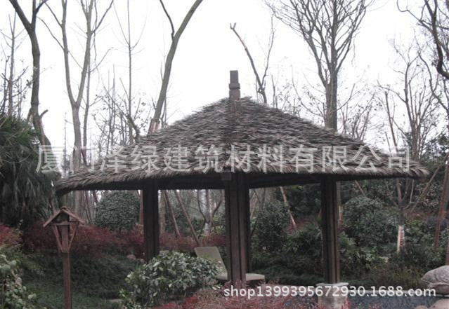 乡村耕读茅草屋、新农村度假茅草屋|ru