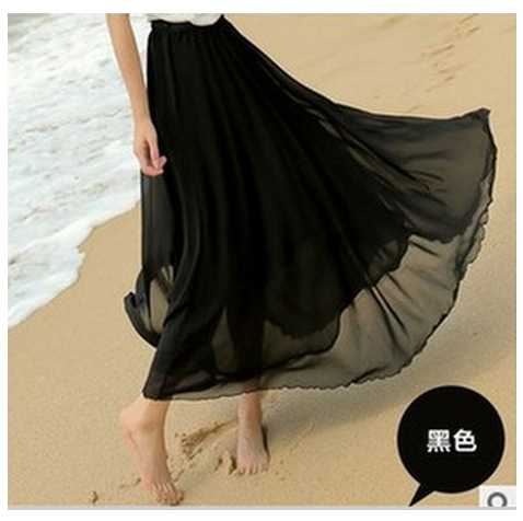 Jupe en Mousseline de soie - Ref 3441602 Image 4