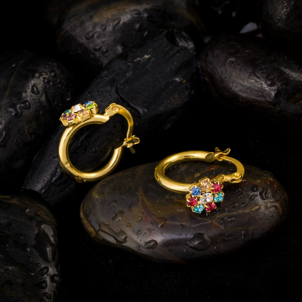 Серьги, аксессуар, 18 карат, европейский стиль