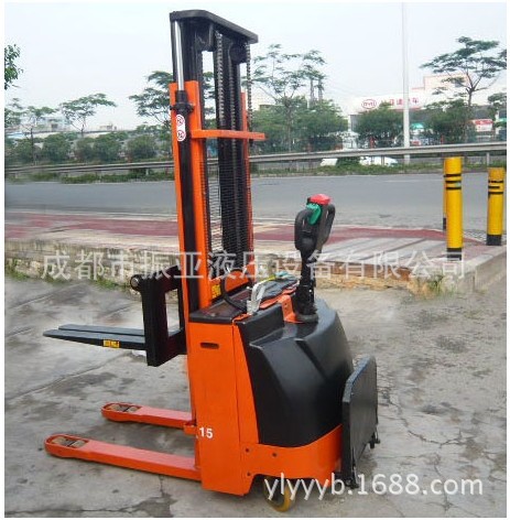 3吨2T全电动堆高车，单、双、三级门架，2吨电动托盘升高叉车1吨