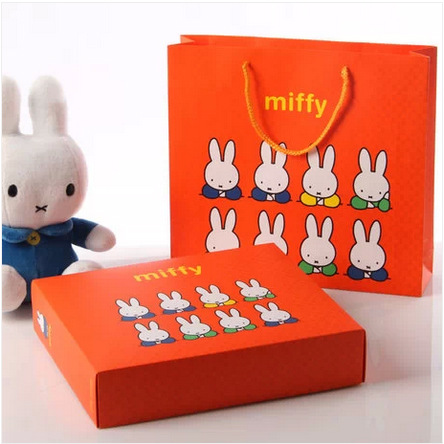 批发优惠空金号礼盒 米菲空礼盒包装   搭配毛巾出售  三件套礼盒