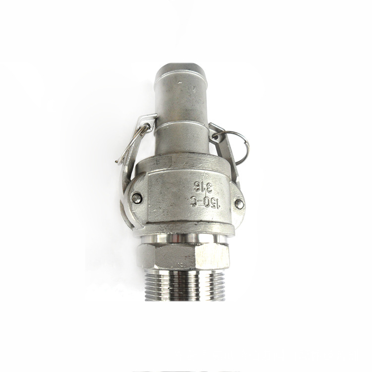 不锈钢阴端加外牙阳端快速接头2