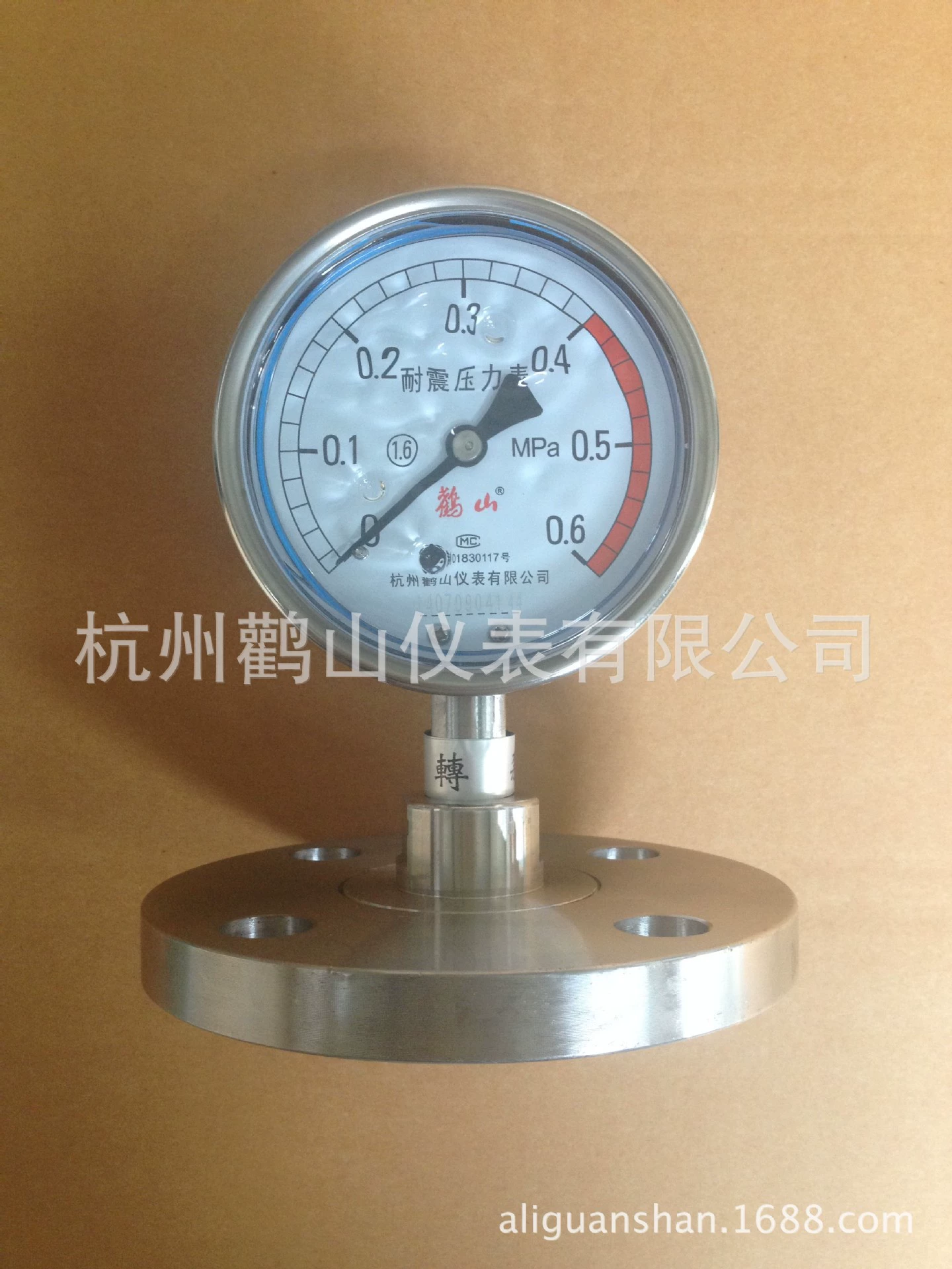 Мембранный манометр, устойчивый к кислотам и щелочам, мембранный манометр, устойчивый к ударам, манометр с фланцем, диафрагменный манометр из материала 316,