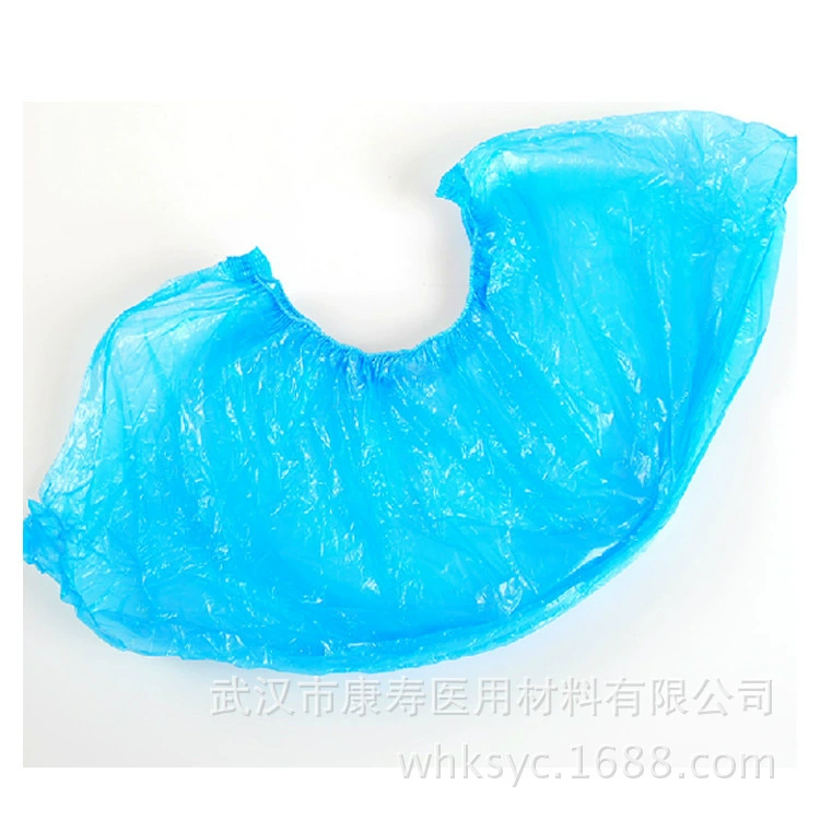 Бесплатная доставка синие одноразовые бахилы пластиковые утолщенные розовые Чехлы для ног пылезащитные водонепроницаемые полиэтиленовые бахилы