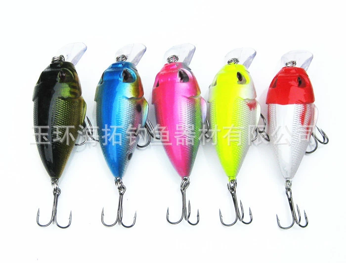 Приманка-вертушка Crankbait, 7 см 11 г, ловля на глубине 0,8–3,5 м, мультицвет 5‑образная фактура жирной породы