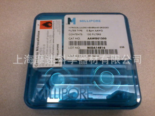 AAWG01300 millipore混合纤维素酯，亲水，0.8 ?m，13 mm