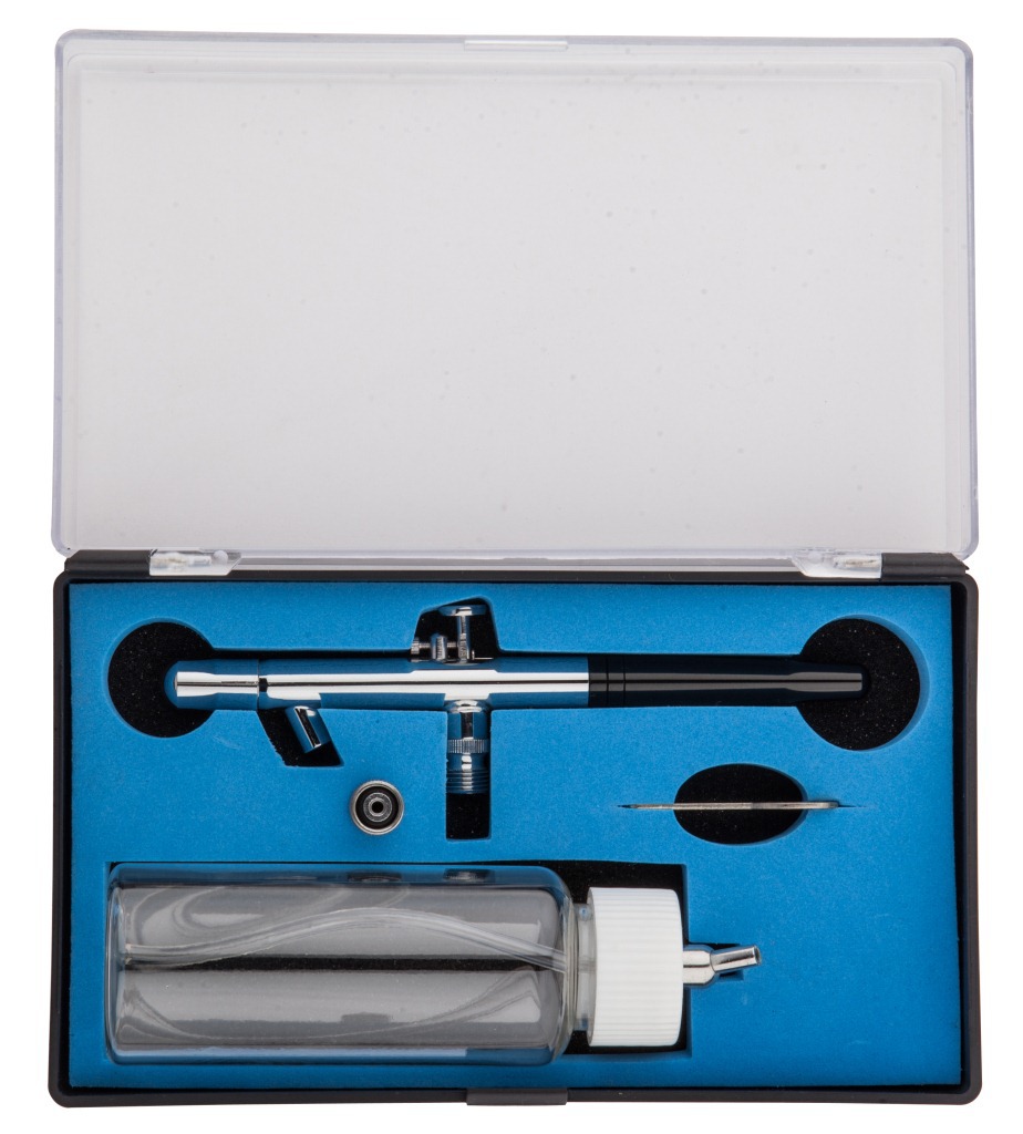 供应0.35MM口径下壶100ml 双动模型彩绘喷笔 TD-128A